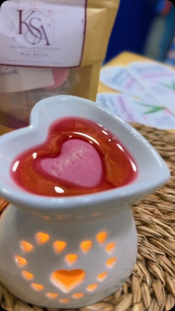 Hornito con forma de corazón